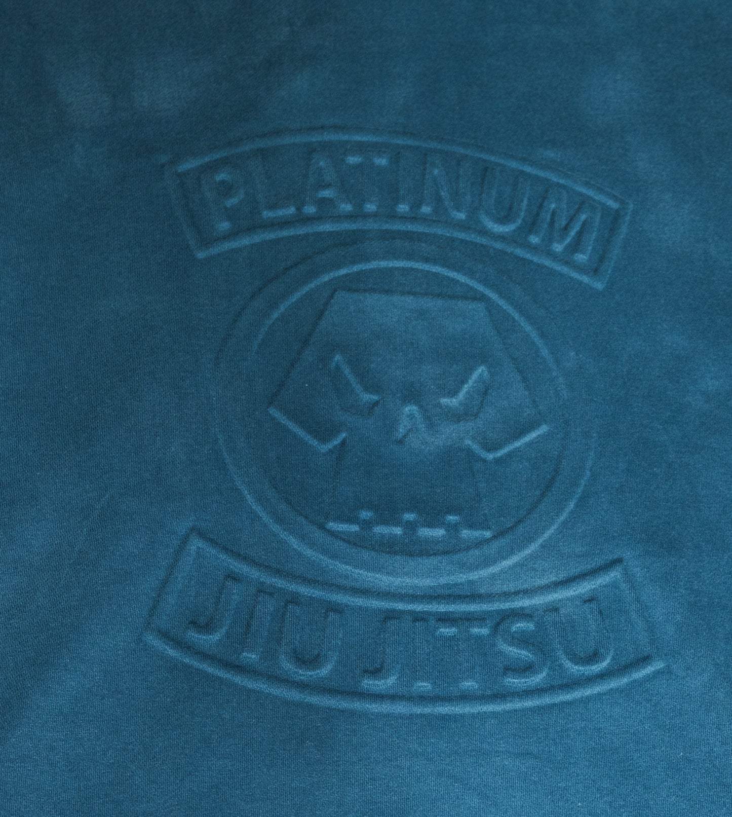 3D EMBOSSED SAPPHIRE BLUE HOODIE