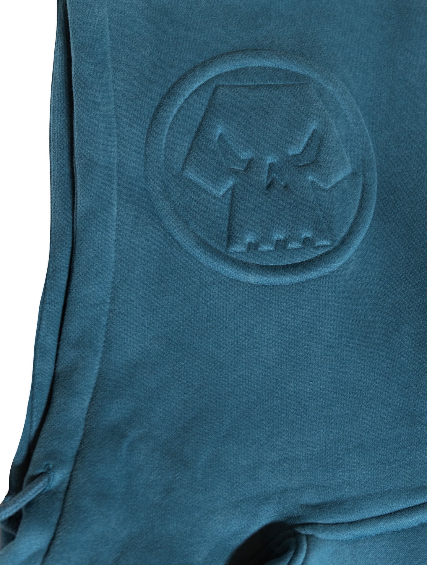3D EMBOSSED SAPPHIRE BLUE HOODIE