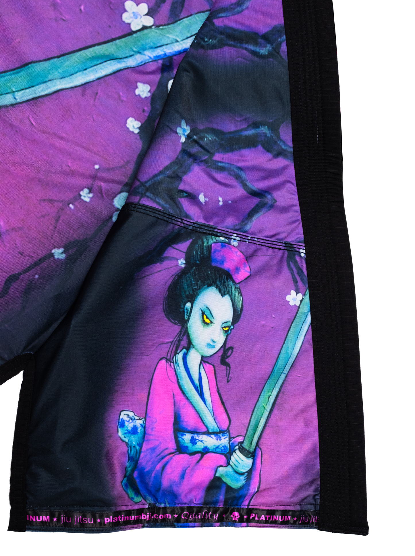 PREMIUM QUALITY "EVIL GEISHA" JIU JITSU GI - BLACK