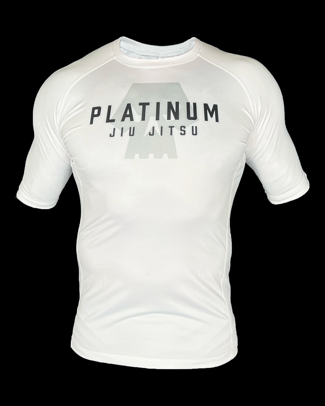 Short Sleeve Black Rashguard, MMA, BJJ – Platinum Jiu Jitsu