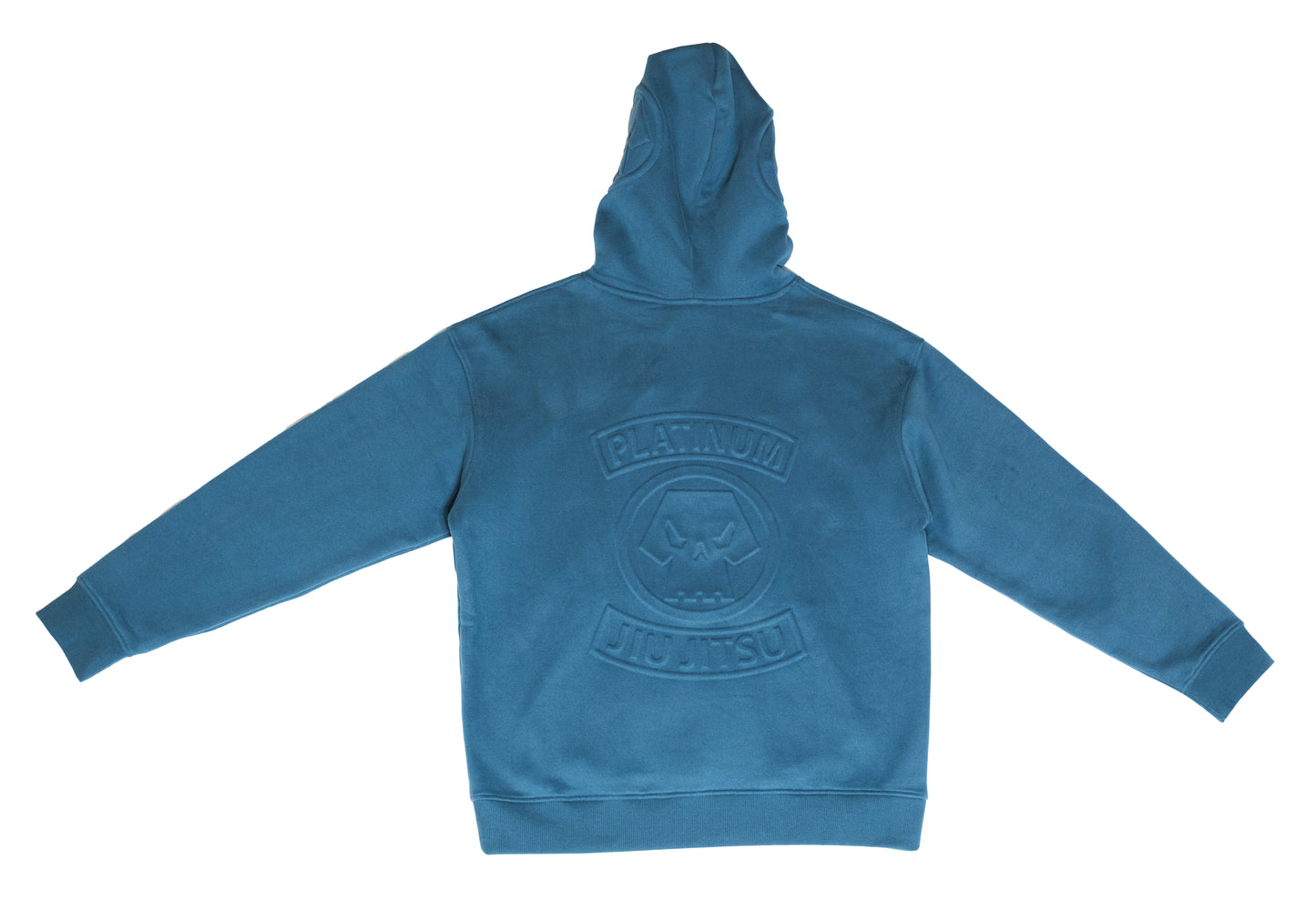 3D EMBOSSED SAPPHIRE BLUE HOODIE