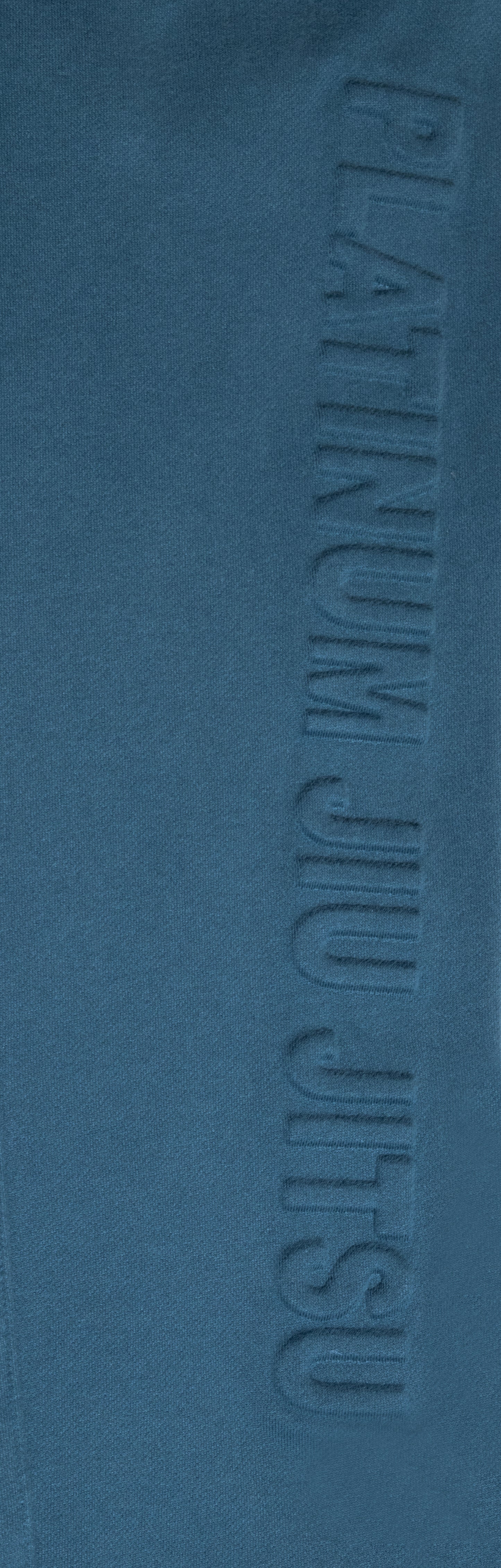 3D EMBOSSED SAPPHIRE BLUE SWEATPANTS