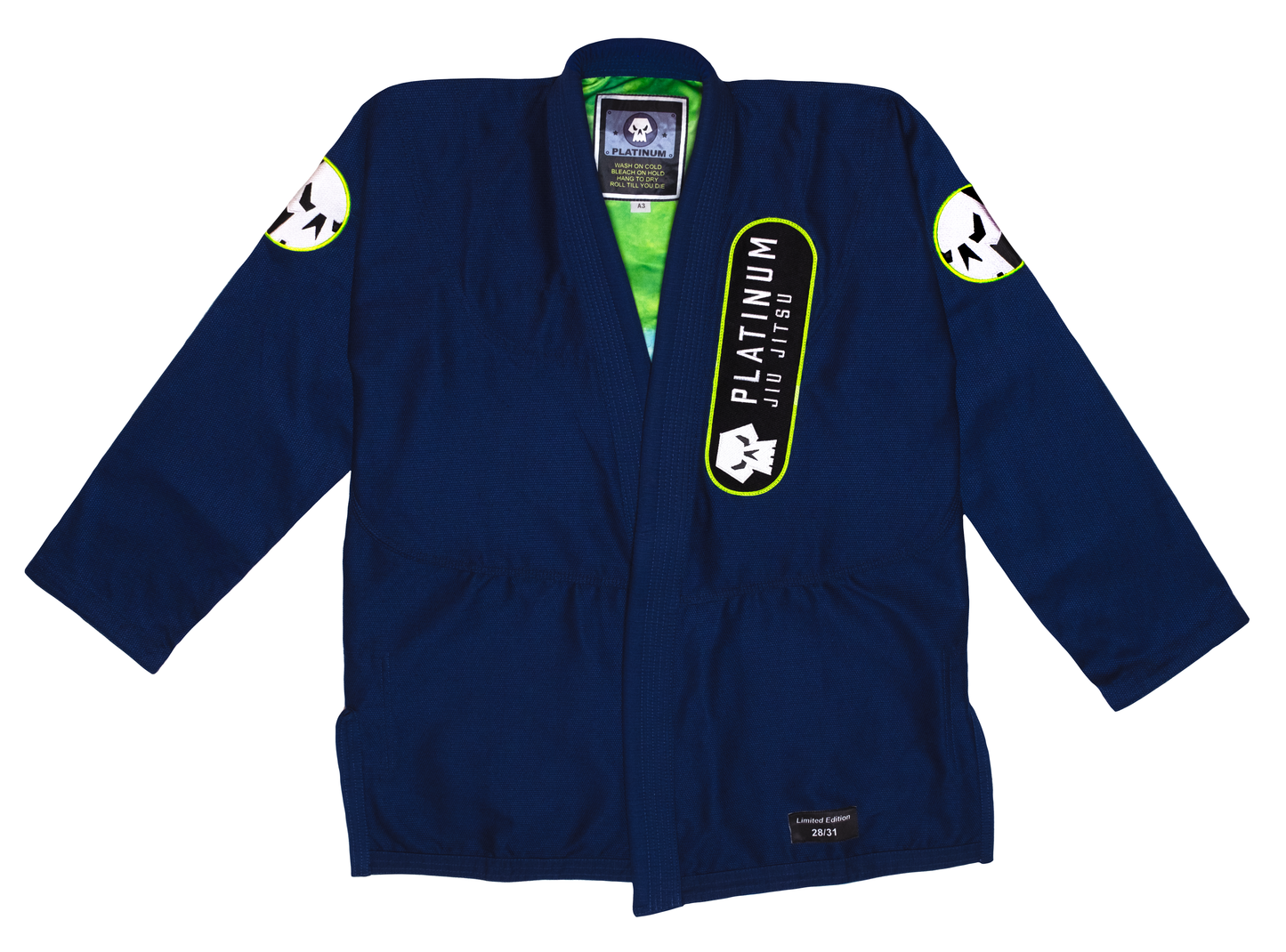 Green Buddha Navy Blue BJJ Gi