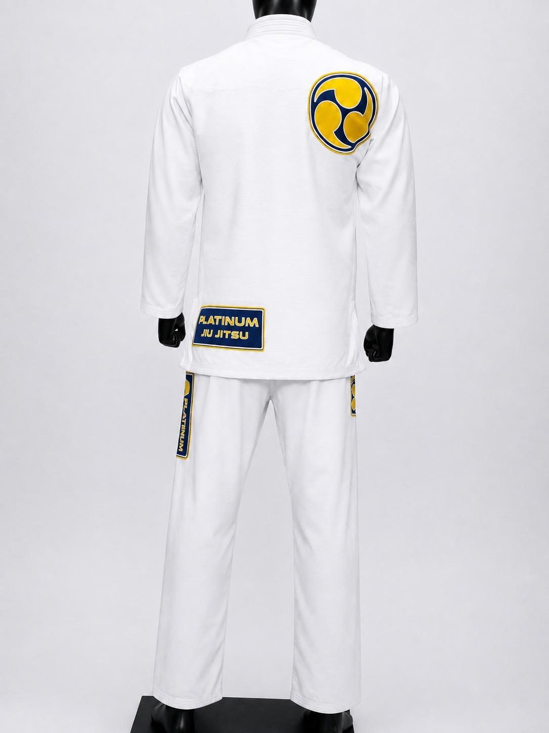 PREMIUM QUALITY "MITSUDOMOE" JIU JITSU GI - WHITE