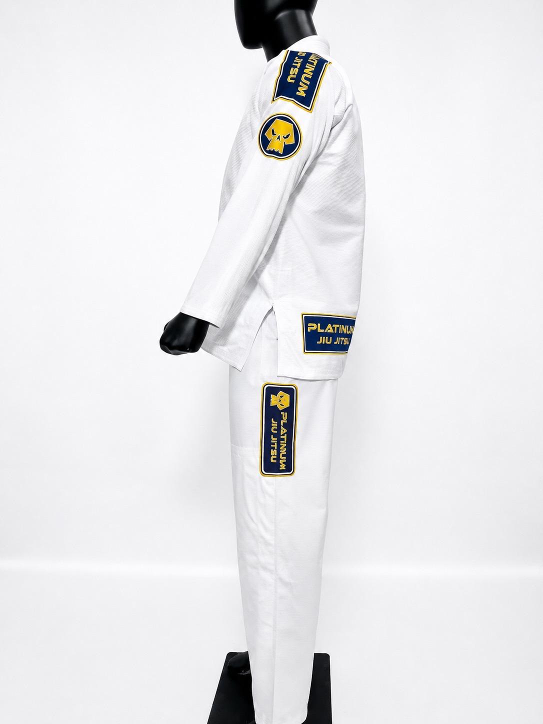 PREMIUM QUALITY "MITSUDOMOE" JIU JITSU GI - WHITE