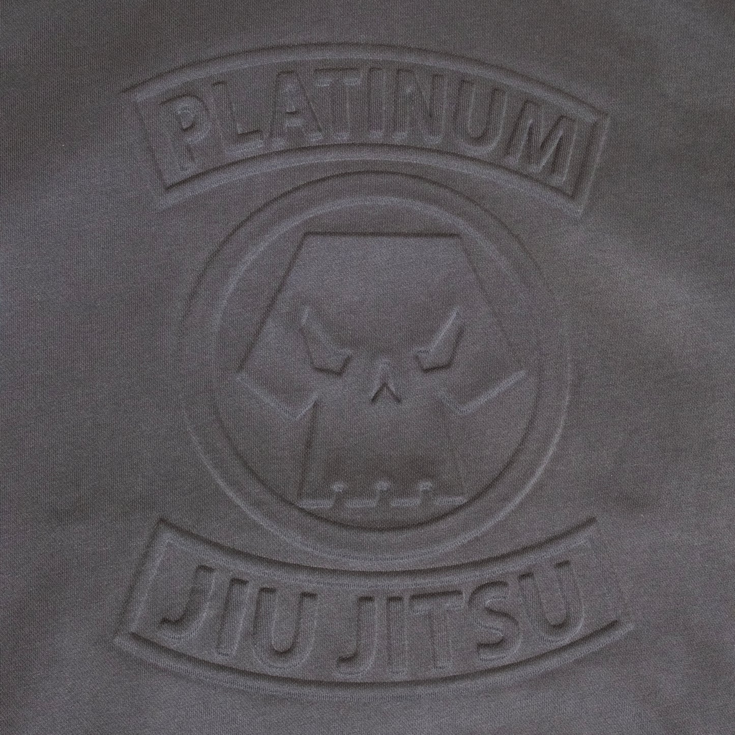 3D EMBOSSED ASH GREY HOODIE