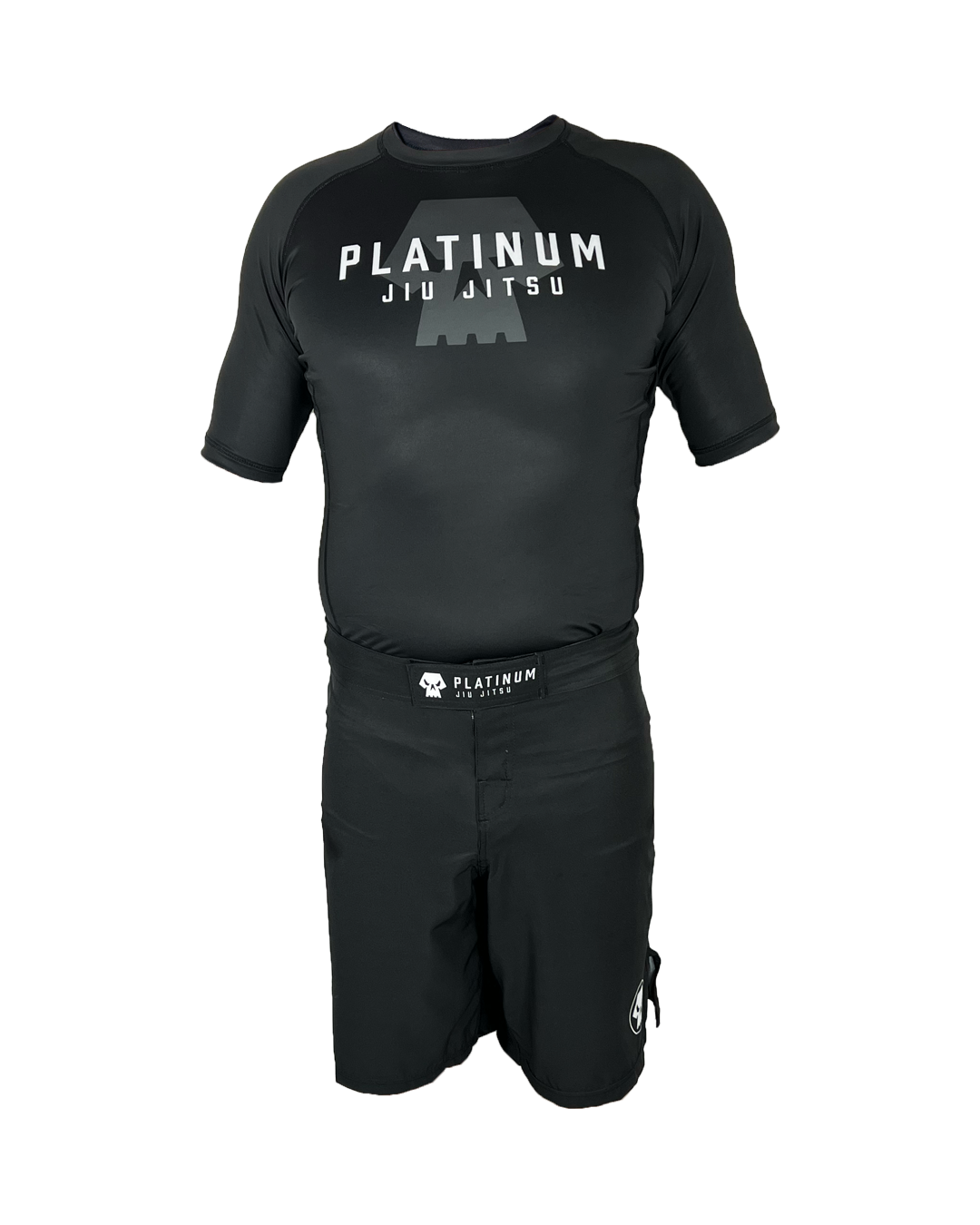 Black BJJ & grappling style board shorts