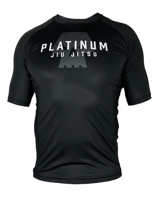 Short Sleeve Black Jiu Jitsu Rash Guard